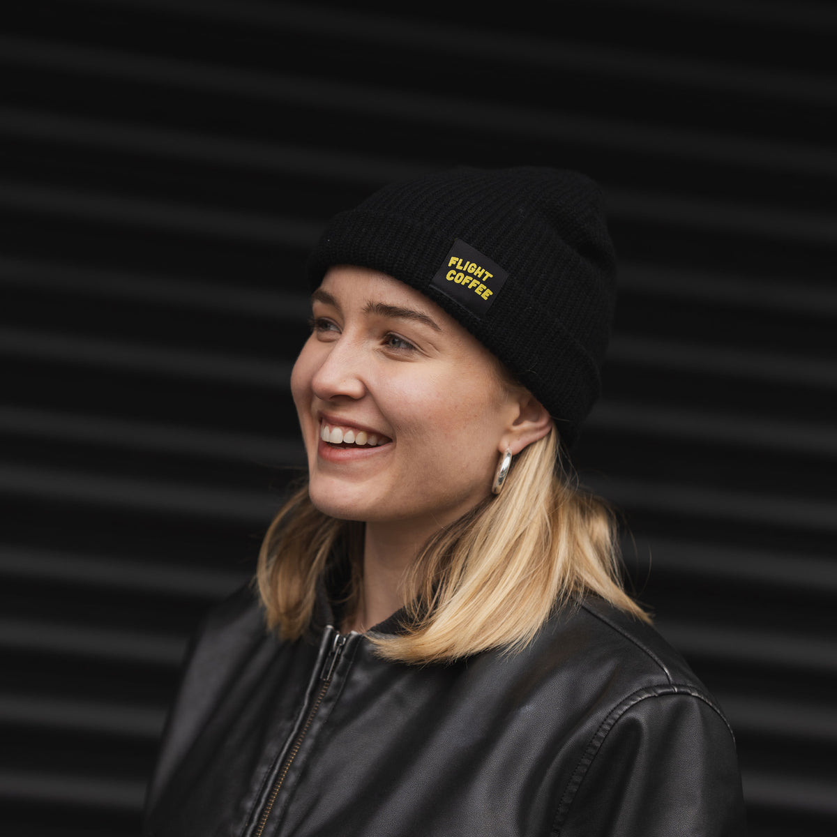 FC cable beanie black