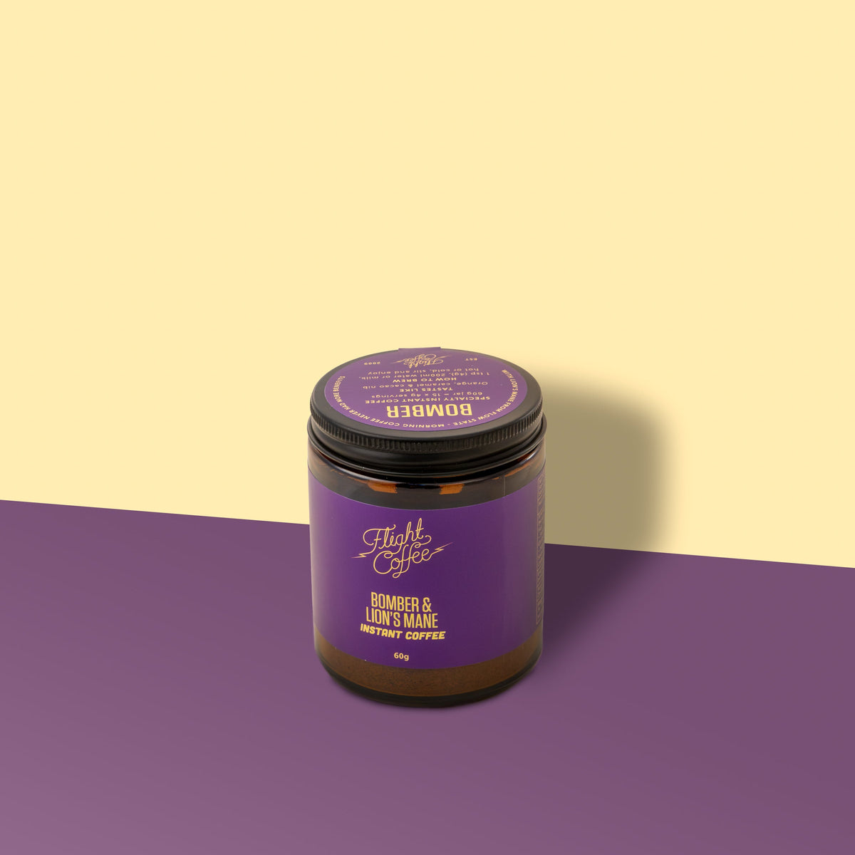 Bomber WITH LION'S MANE Specialty Instant Coffee (20 Serves)